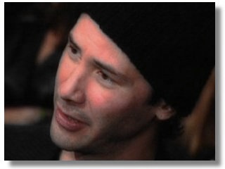 Keanu at the game party