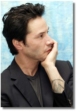 I like to think this stuff amuses, not bemuses him - pic from club-keanu's gallery