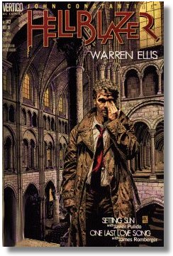 cover of a Hellblazer written by Warren Ellis