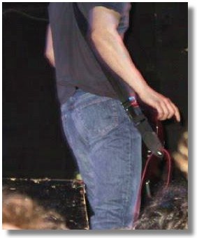 This is the ass of a very sexy bass player