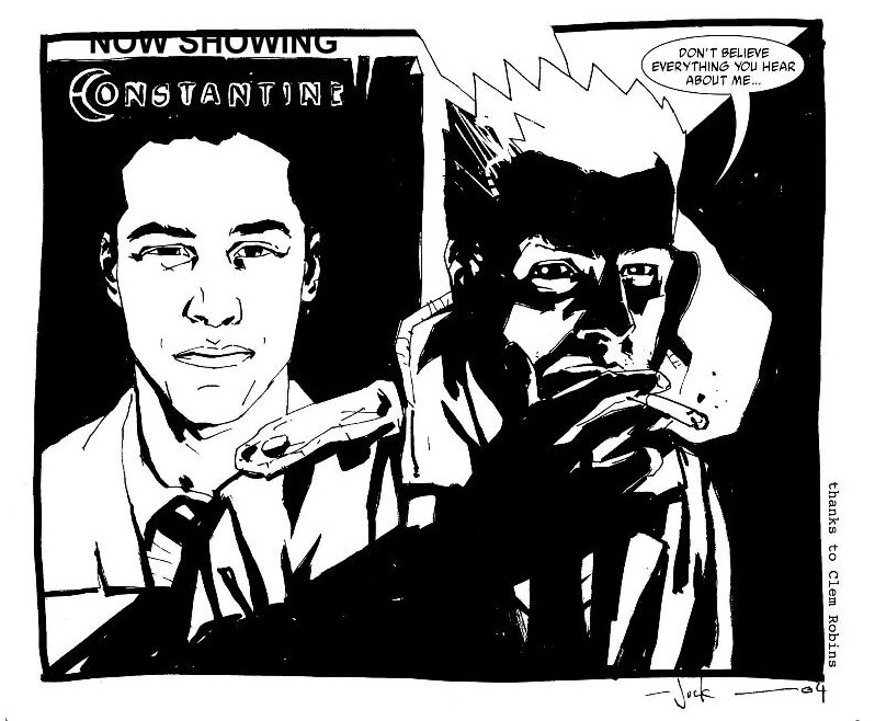 Created by Jock, actual professional Hellblazer artist and co-creator of the very fine comic The Losers- click for large size